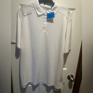 Columbia Men’s White Performance Polo Shirt